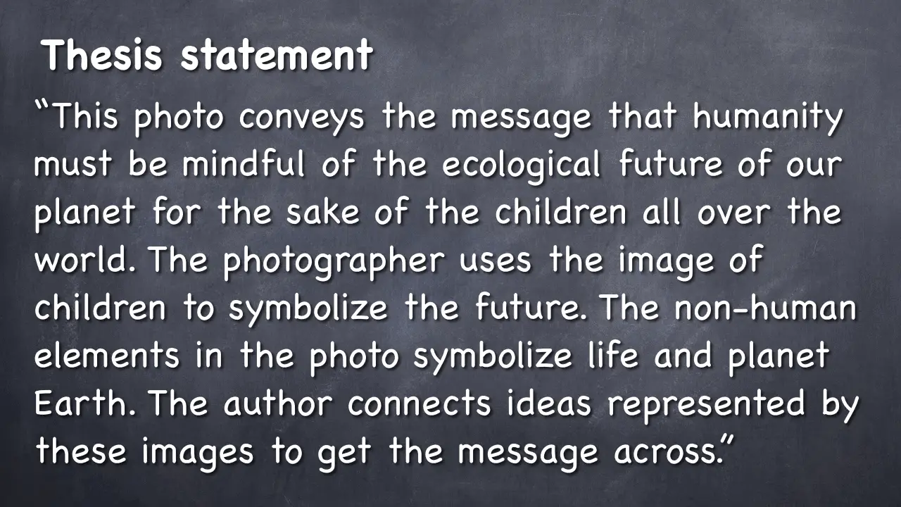 analyzing a picture essay